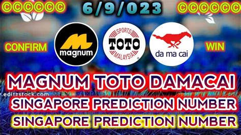 Today's 4D Numbers: DAMACAI TOTO MAGNUM .